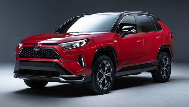 Image for article titled The 2021 Toyota RAV4 Plug-In Hybrid Might Become The Most Popular Plug-In Ever