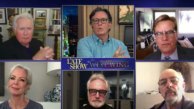 <i>The West Wing</i> takes over <i>The Late Show</i> to get out the vote