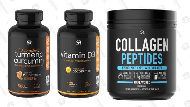 Save up to 25% on Sports Research Supplements | $22 | Amazon Gold Box