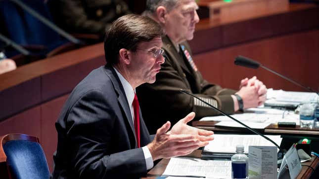 Trump Defense Secretary Mark Esper Is Already Hinting at Jumping Ship