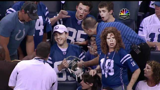 Do Not Make Eye Contact With Colts Fans; It Only Angers Them