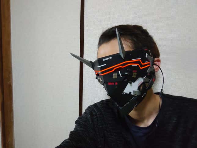 Image for article titled Here&#39;s An Excellent Cyberpunk Mask