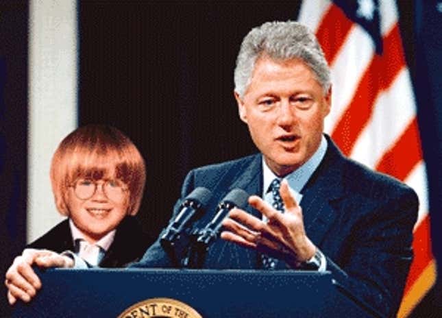 Cousin Oliver To Join White House For Last Year Of Clinton Presidency