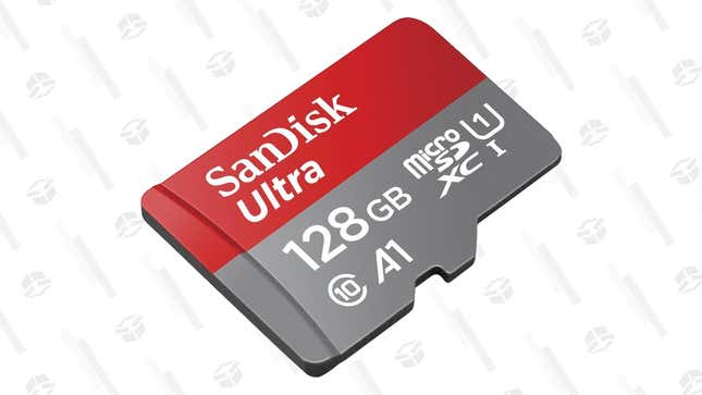 SanDisk 128GB MicroSD Card | $17 | Amazon