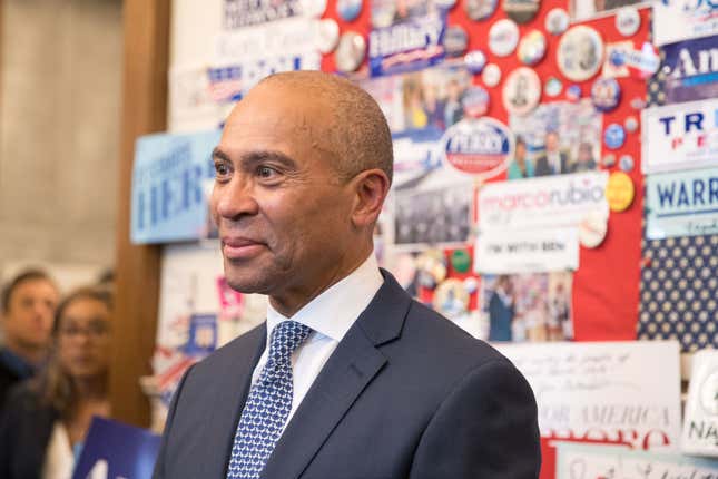 Image for article titled Deval Patrick Is Running for President Because...Reasons