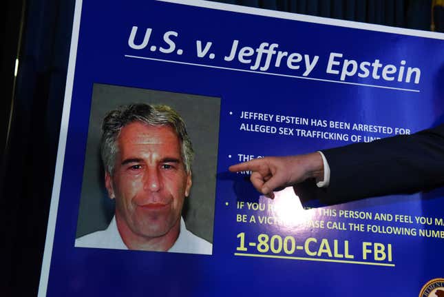 US Attorney for the Southern District of New York Geoffrey Berman announces charges against Jeffery Epstein on July 8, 2019, in New York City. 