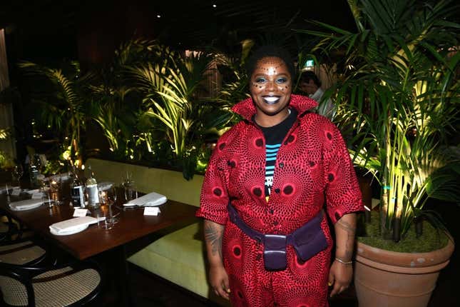 Patrisse Cullors attends the Frieze Project Artist Patrisse Cullors x Summit x Cultured Magazine Dinner at The West Hollywood EDITION on February 13, 2020, in West Hollywood, California. 