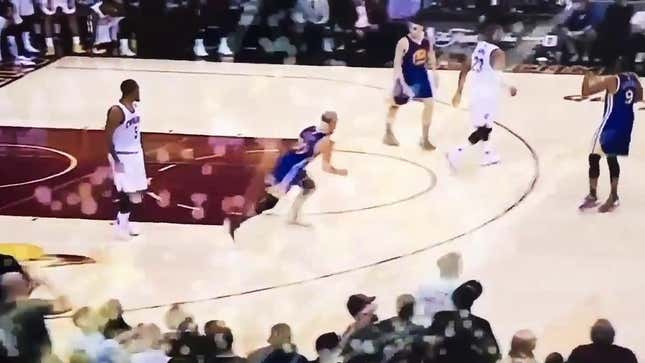 Stephen Curry Took an Invisible Dump on the Cleveland Cavs Floor, and They Are Pissed