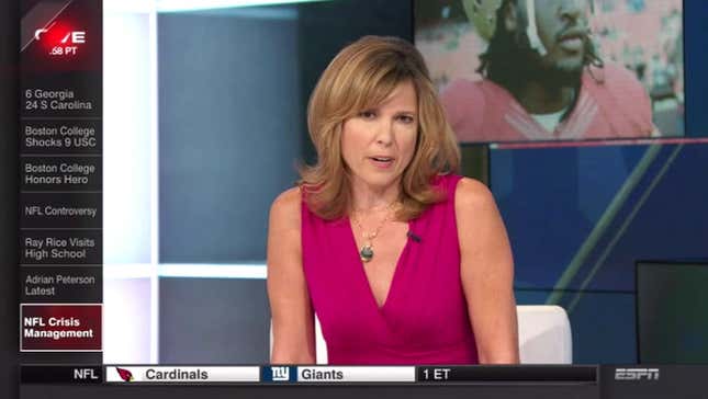 ESPN's Hannah Storm: "What Exactly Does The NFL Stand For?"