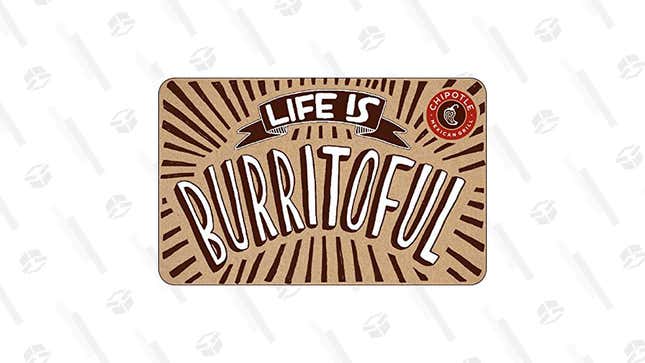 $50 Chipotle Gift Card | $42.50 | Amazon | Promo Code CHIPOTLE at Checkout