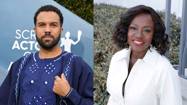 O. T. Fagbenle attends the 26th Annual Screen Actors Guild Awards on January 19, 2020; Viola Davis joins L’Oréal Paris to celebrate the launch of Age Perfect Cosmetics on March 03, 2020.