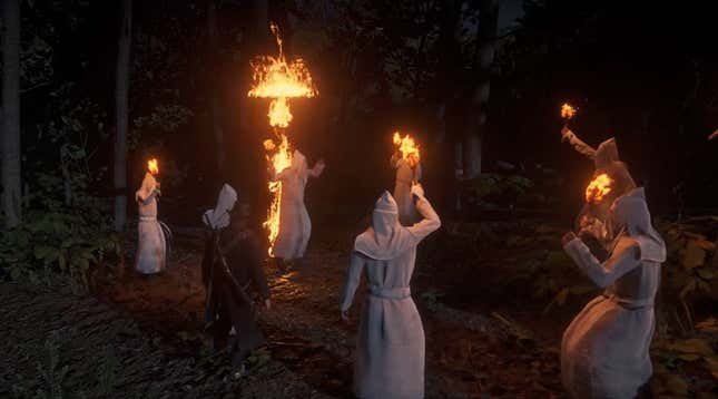 Image for article titled Red Dead Online Update Removes Modded KKK From The Game