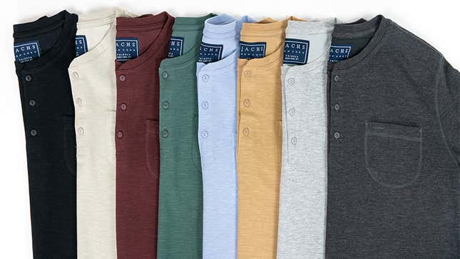 Transitional Closeout Henleys | Jachs | Promo code HEN