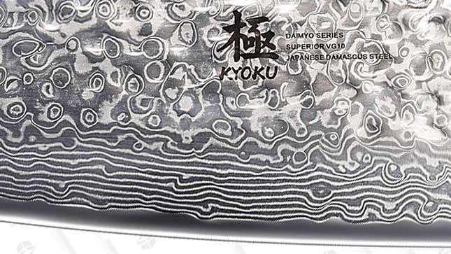 Kyoku Daimyo 8” Damascus Steel Chef’s Knife | $70 | Amazon | Clip the 10% coupon and use promo code KYOKULUP