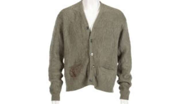 Kurt Cobain's Dirty Sweater Is Once Again for Sale