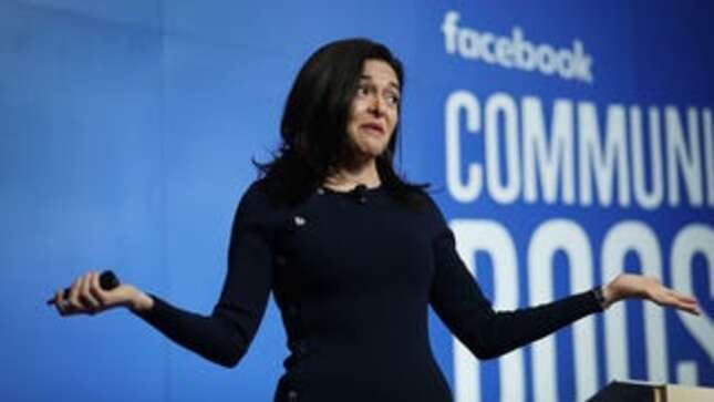 Image for article titled Facebook's Sheryl Sandberg Hears Concerns of Civil Rights Leaders But Offers No Promises