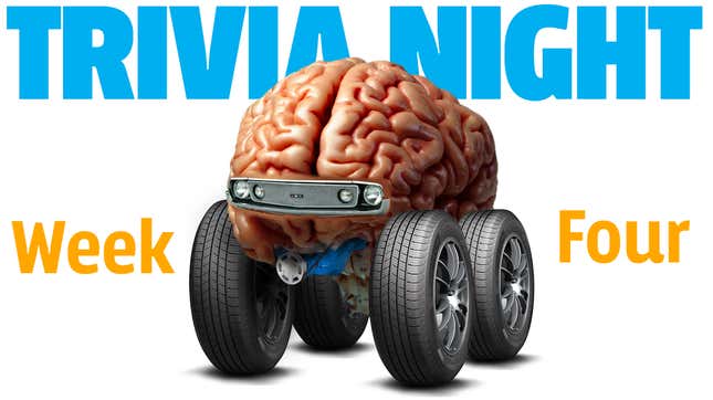 Image for article titled Jalopnik Is Hosting A Virtual Car Trivia Night On Friday And There Will Be A Special Guest