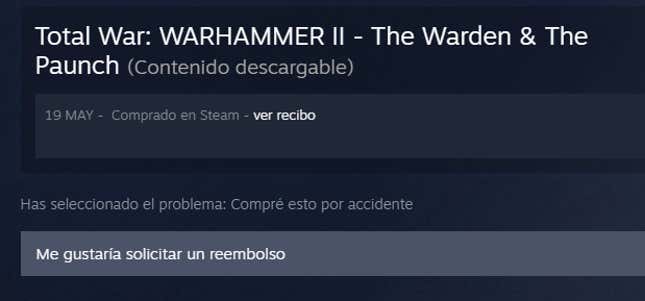 Cómo devolver un juego de Steam y conseguir su reembolso