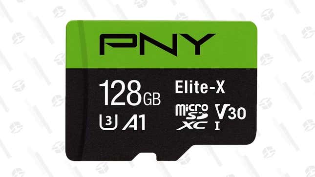 PNY 128GB MicroSD Card | $21 | Amazon