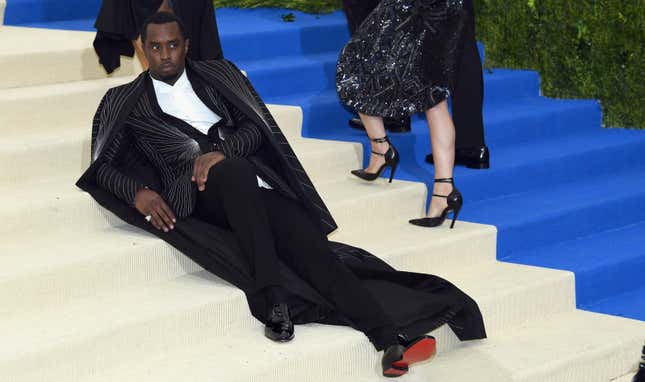 Sean “Diddy” Combs aka Puff Daddy attends the “Rei Kawakubo/Comme des Garcons: Art Of The In-Between” Costume Institute Gala at Metropolitan Museum of Art on May 1, 2017 in New York City.