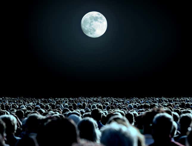 Image for article titled Moon Receives Standing Ovation At Apollo 11 Anniversary Event