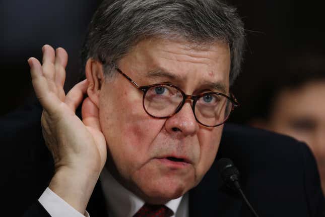 Image for article titled Democrats Considering Contempt for Attorney General After Evil John Goodman-Face Fails to Release Full Mueller Report