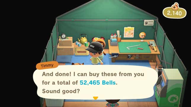 Image for article titled Animal Crossing: New Horizons Has An Infinite Item Trick [Update: It&#39;s Been Fixed]