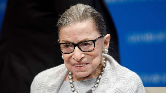 Image for article titled Well, Ruth Bader Ginsburg Is Back in the Hospital