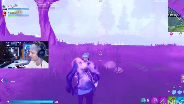 Image for article titled Ninja&#39;s Streaming Fortnite On Twitch Right Now