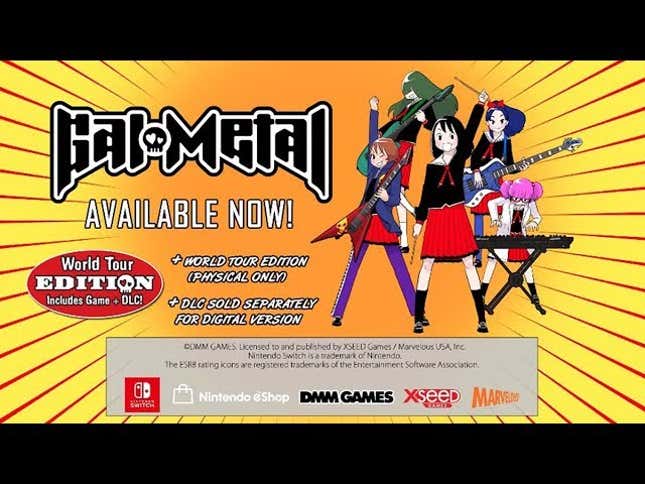 <i>Gal Metal </i>Is A Very Strange Rhythm Game, Which Is The Best Kind