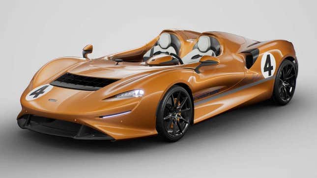 Image for article titled McLaren&#39;s Latest One-Off Vanity Project Is Very Orange And Finally Makes Sense To Me