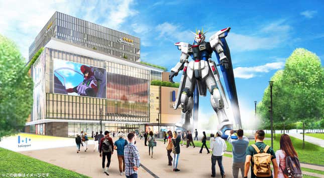 Image for article titled Giant Gundam Will Be Built In China