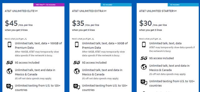 verizon unlimited starter