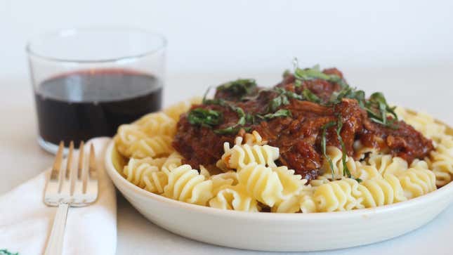 Image for article titled Make the Perfect Instant Pot Pork Ragu With Burnt Onions