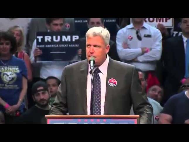 Rex Ryan Introduces Donald Trump, A Man Who Has Also Failed A Lot In New York, At Rally