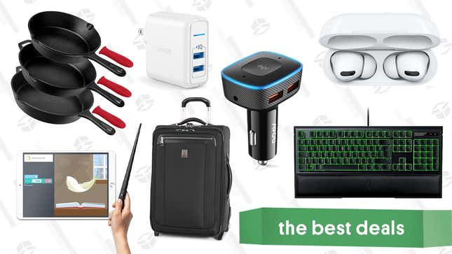 Image for article titled Wednesday&#39;s Best Deals: AirPods Pro, Cast Iron Pans, Anker Chargers, And More