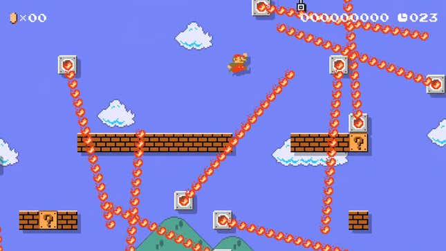 Image for article titled Mario Maker 2 Level Is Like If Satan Got His Hands On 1-1