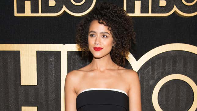 Nathalie Emmanuel arrives at HBO’s Post Emmy Awards Reception on September 17, 2018 in Los Angeles, California.