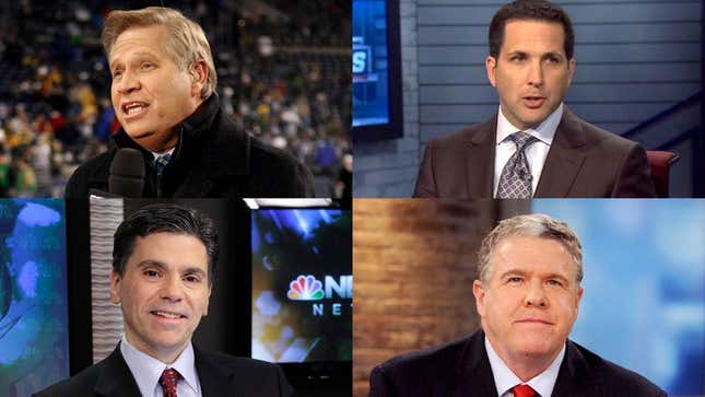 Image for article titled Ashamed Sports Journalists Admit They’ve Learned Nothing From Week 11 Of NFL Season