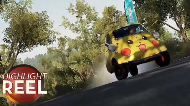 Pikachu Car Used Drift, It’s Super Effective!<em></em>