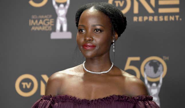 Lupita Nyong’o attends the 50th NAACP Image Awards on March 30, 2019 in Hollywood, California.