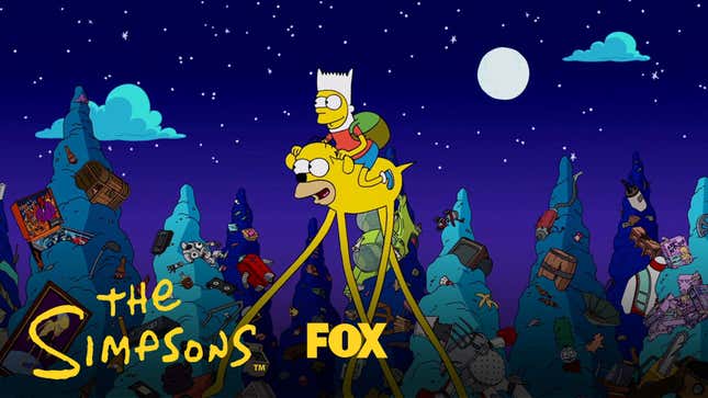 Los Simpson estrenan temporada con una intro de <i>Hora de Aventuras</i> repleta de referencias