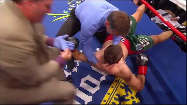 Sergey Liakhovich Gets KO'd In The First Round, Convulses On Mat