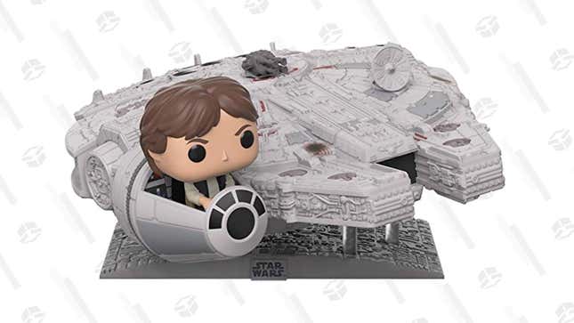 Funko Pop! Millennium Falcon with Han Solo | $40 | Amazon