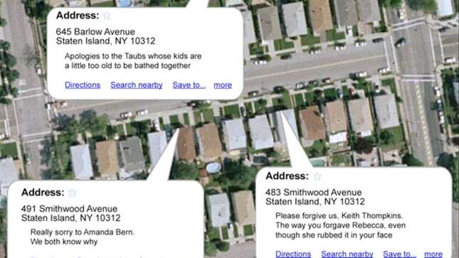 Google expressed regret to some of its third-generation Irish-American users on Smithwood between Barlow and Lake.