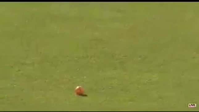 Here Is A Crow Moving A Ball At The Women's British Open