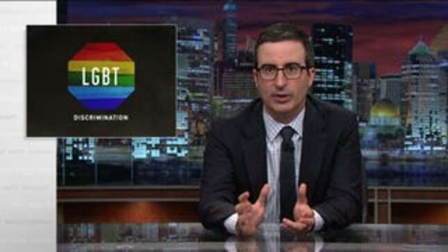 John Oliver Explains Everything Wrong With LGBT Discrimination in America