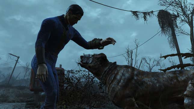 Image for article titled Fallout 4 Mod Lets You Pet Any Dog