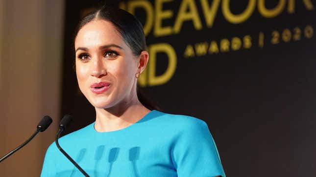 Meghan, Duchess of Sussex announces an award during the annual Endeavour Fund Awards on March 5, 2020, in London, England.