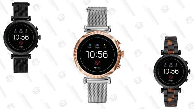 Gen 4 Smartwatch Sloan HR | $130 | Fossil
Gen 4 Smartwatch Venture HR Interchangeable Strap Box Set | $150 | Fossil